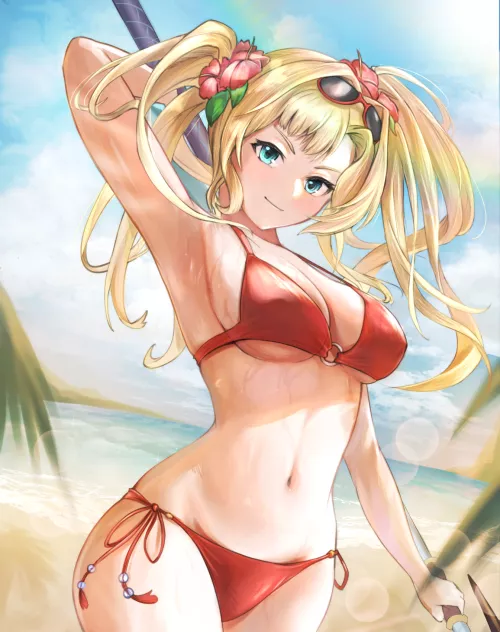 Zeta in bikini (bbonk) [Granblue Fantasy]