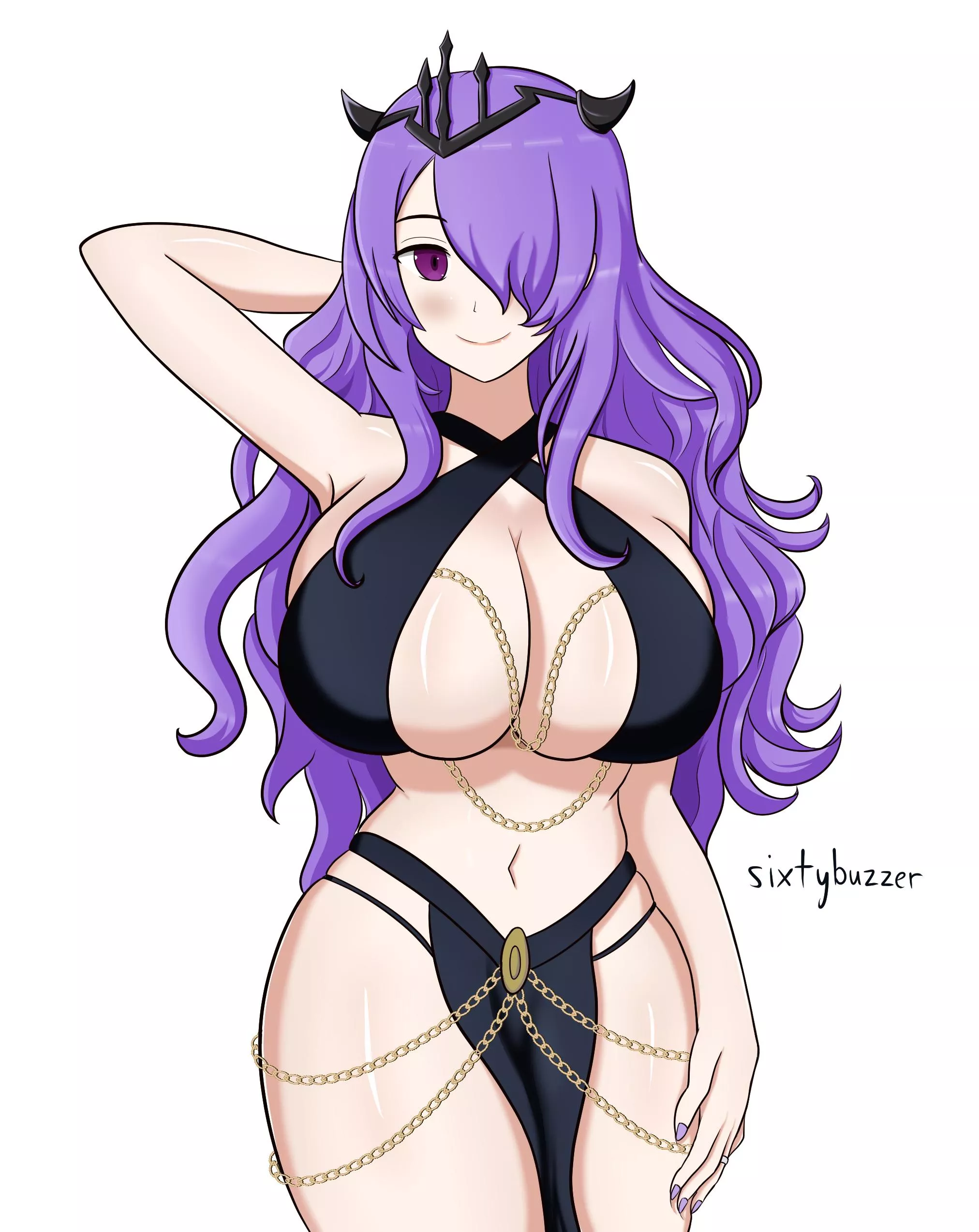 Camilla in the chained outfit (OC) Camilla in the chained outfit (OC)