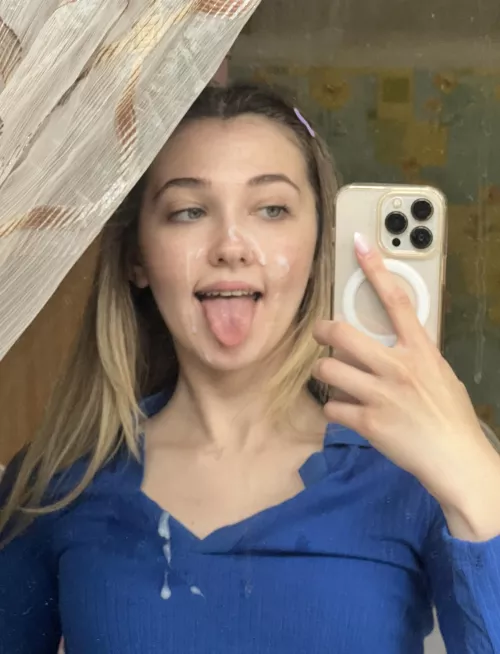 Daddy I want you to cum on my face