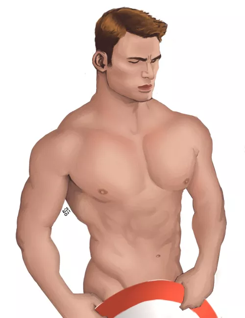 Everyone's favorite Avenger: Captain America (@bara_oji)