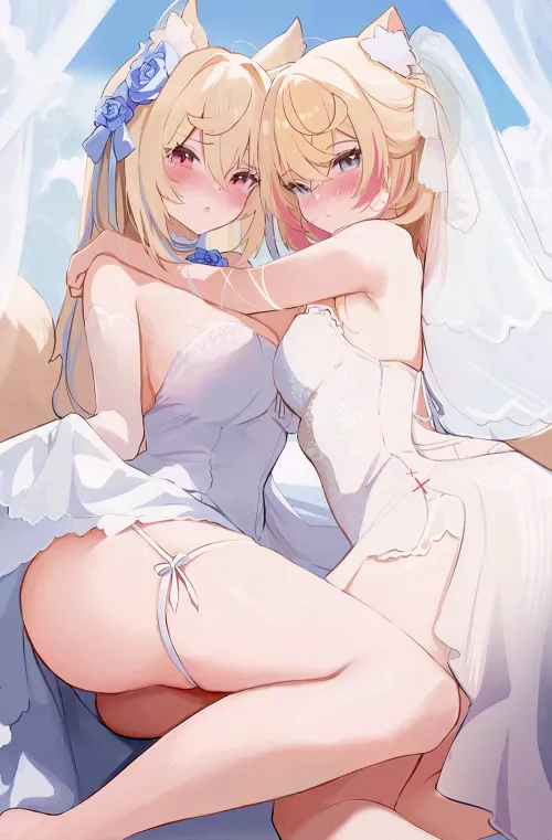 FuwaMoco wedding [Hololive]