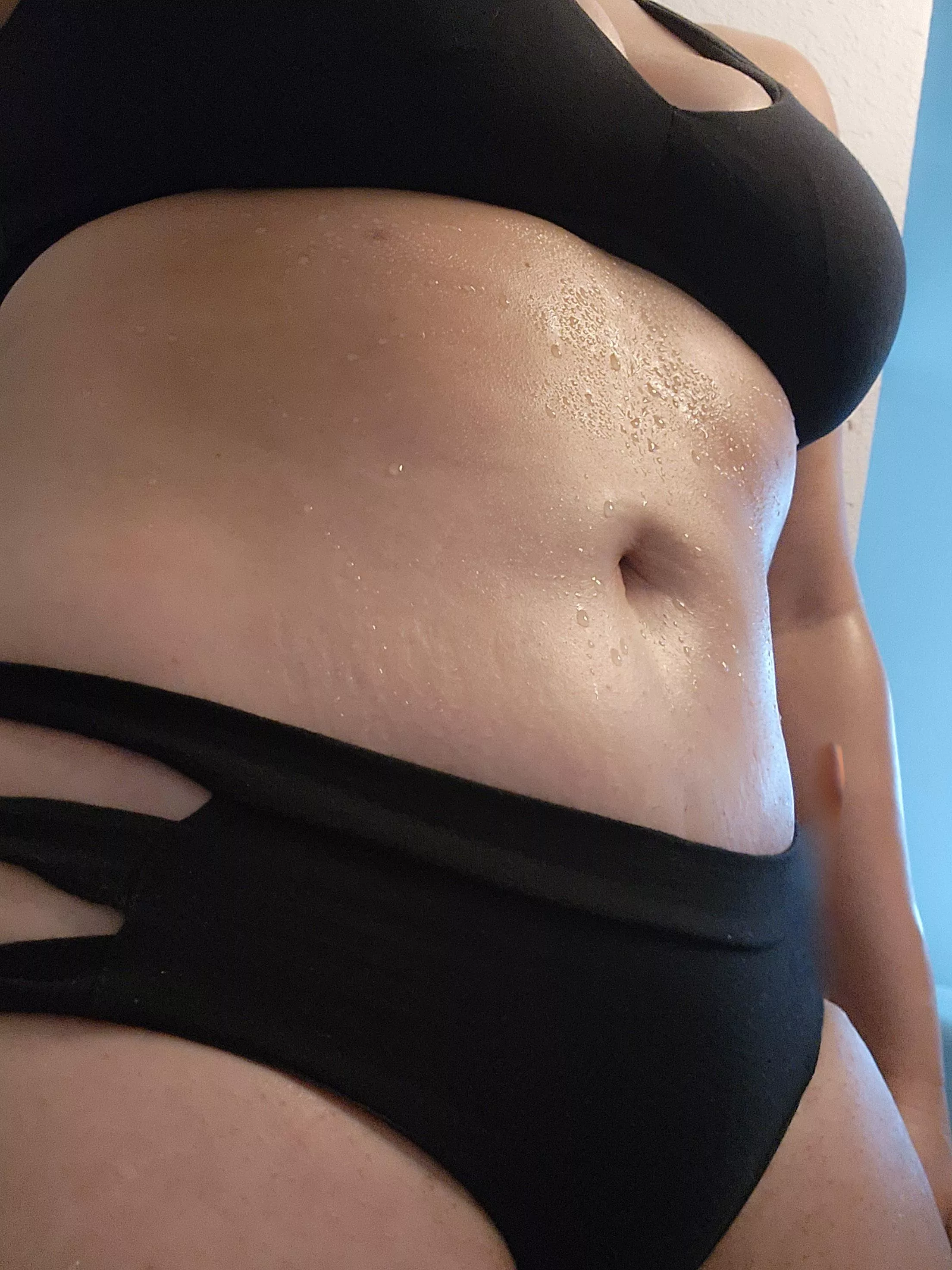 How do you feel about sweaty moms.