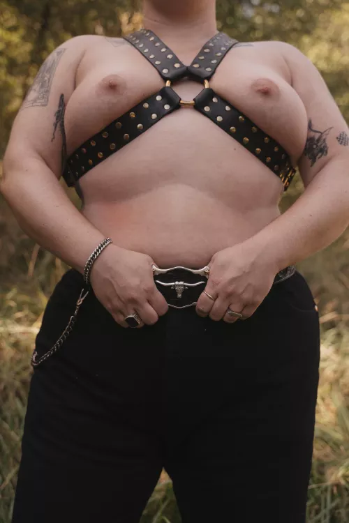 how’s the view from your knees?