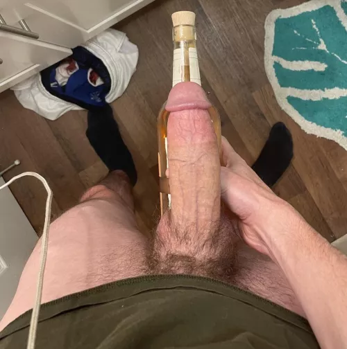 I had a bottle of bourbon somewhere, where’d I put it?