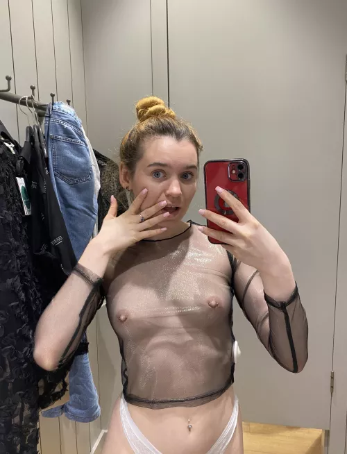 I'll leave the changing room door unlocked just incase someone wants to join