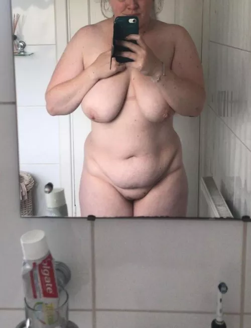 I'm all clean, ready to be dirty again