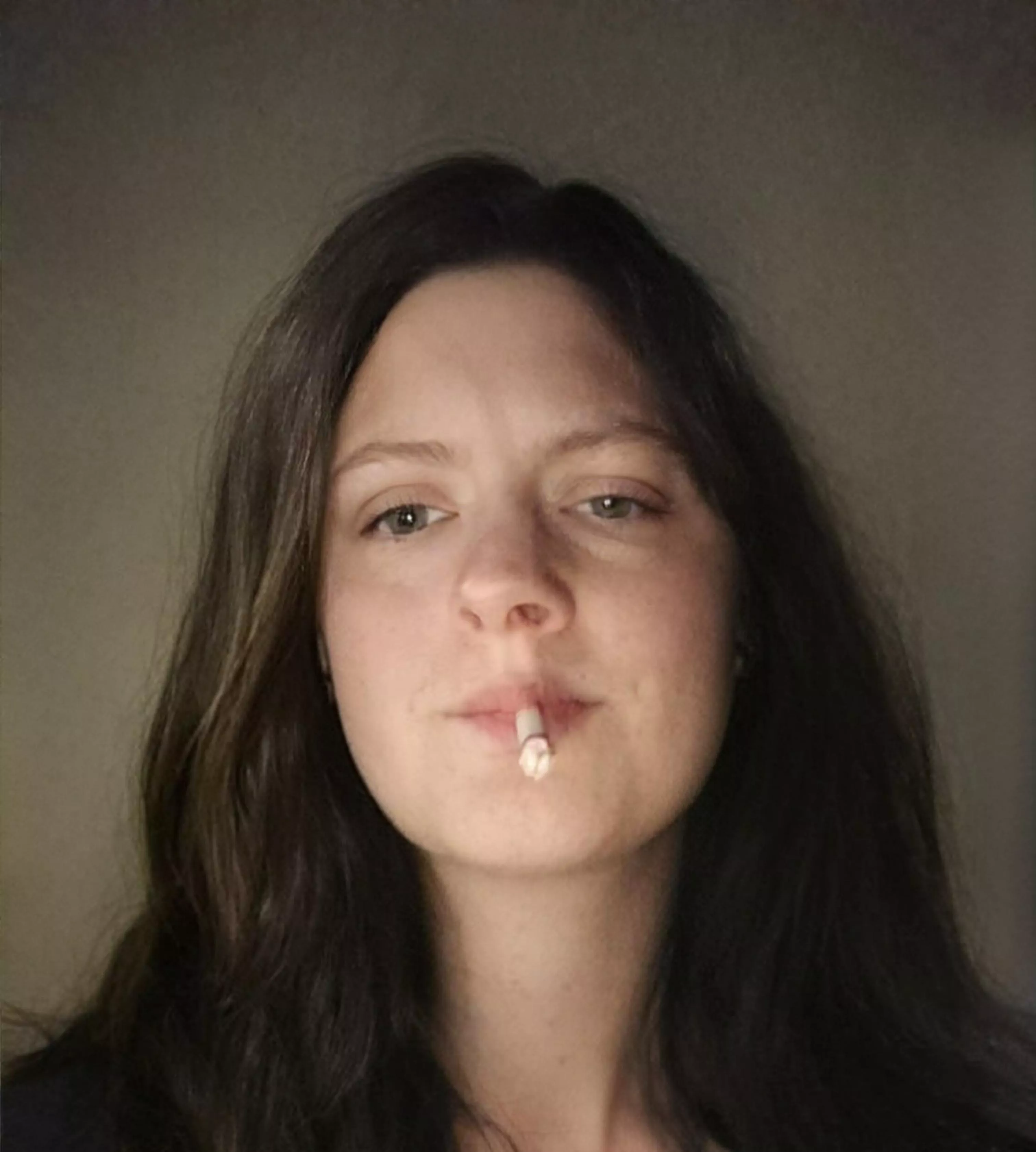 Just a girl and a cigarette