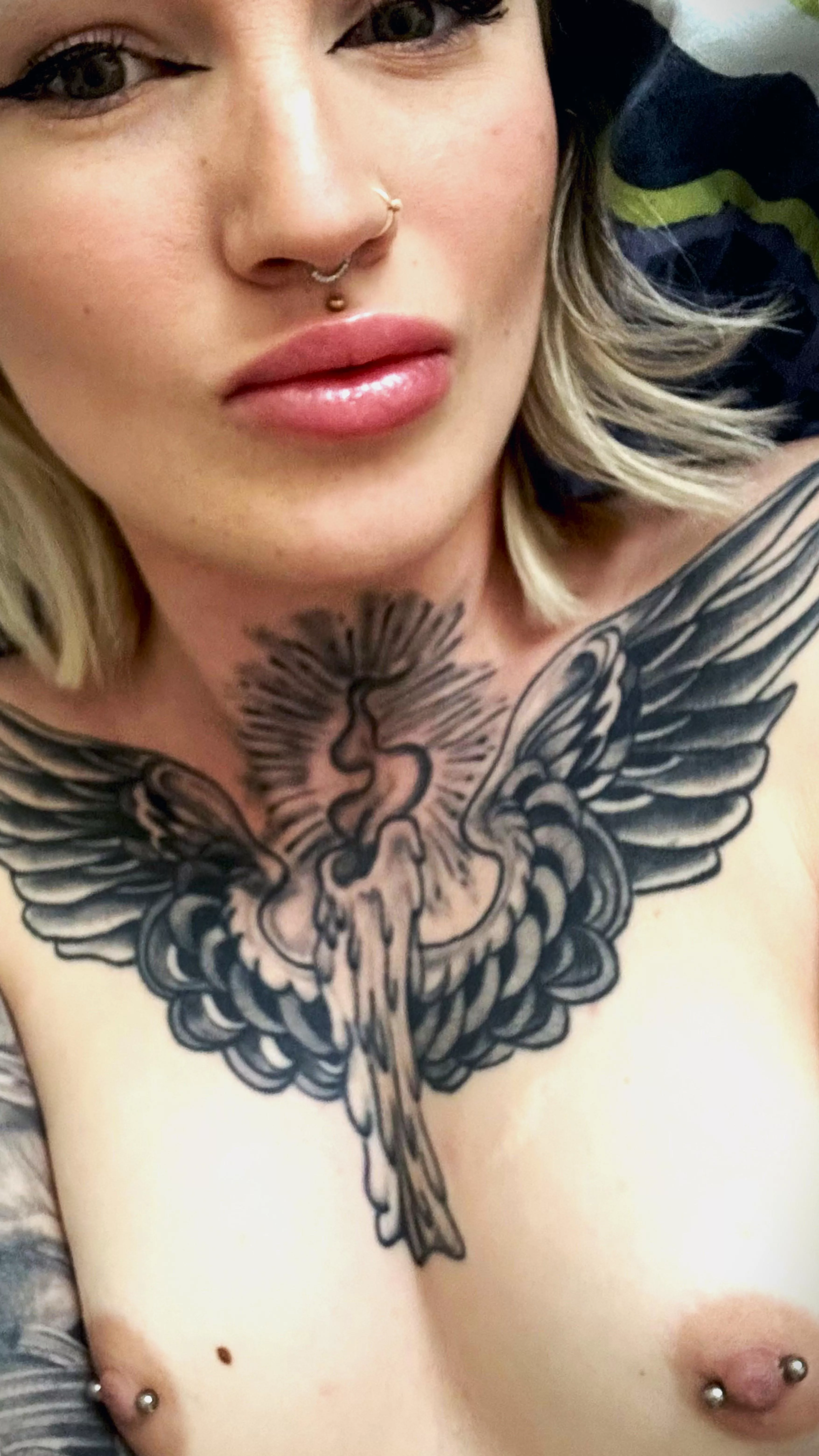 just say the word and i'll show you my pierced nipples whenever you want