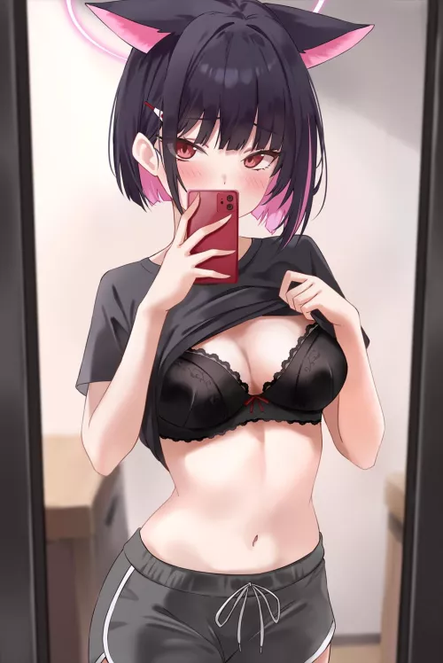 Kazusa Mirror Selfie [Blue Archive] 
