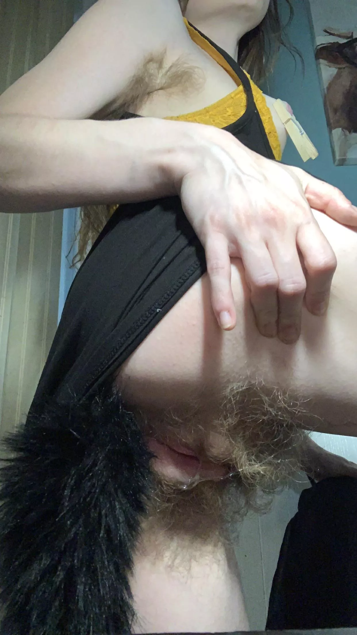 Kitty was being bad and needed to be punished ;)