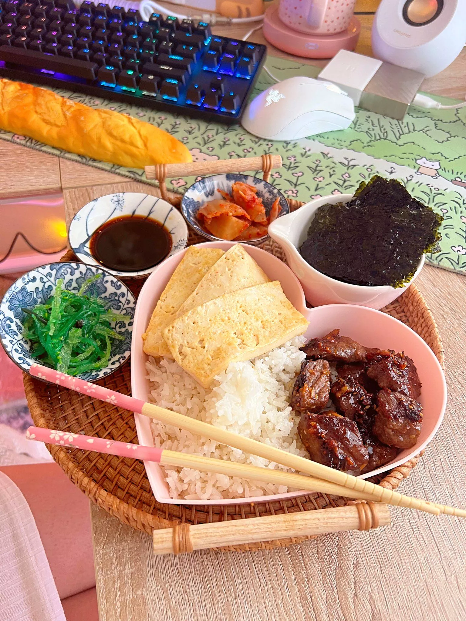 Korean food will always be superior to me, even the most basic meals are so satisfying 😋