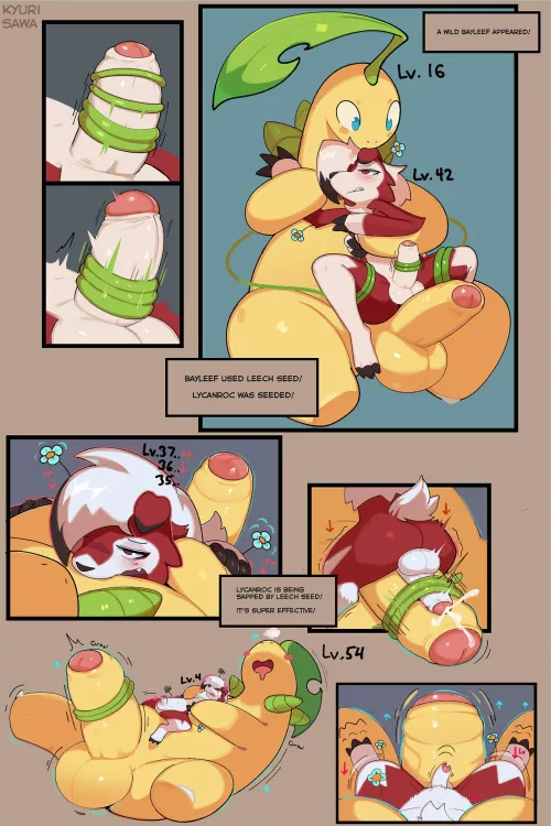 Leech Seed by Kyurisawa (Pokemon Male Level-Drain)