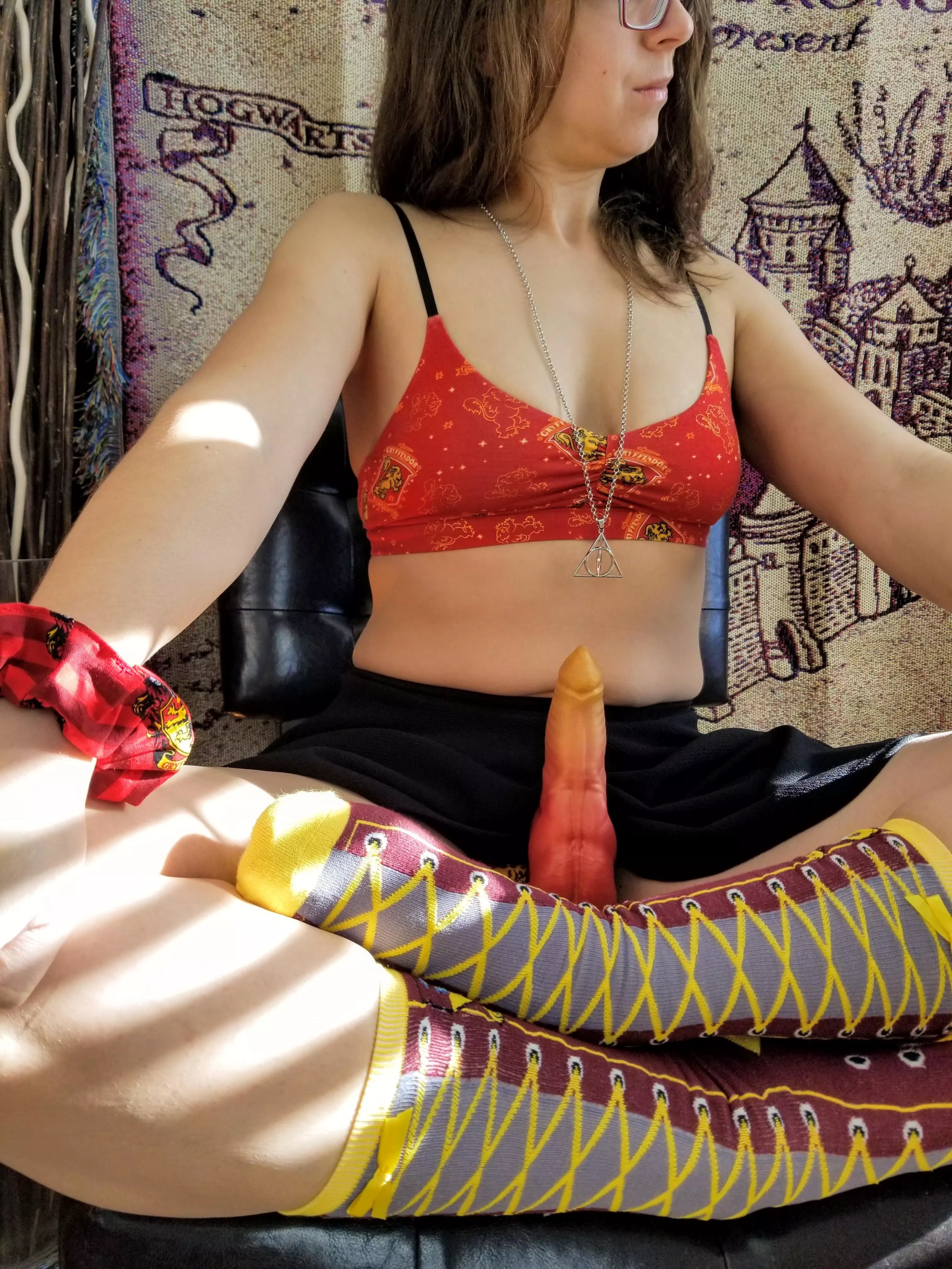 Love matching with my toys. Large Glyph in signature with suction cup. 