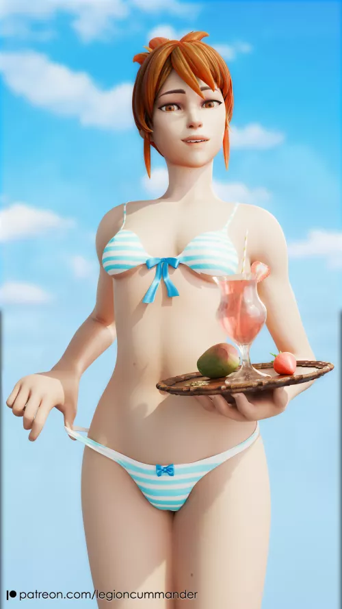 Marci in cute swimsuit [Dota 2] (legioncummander)