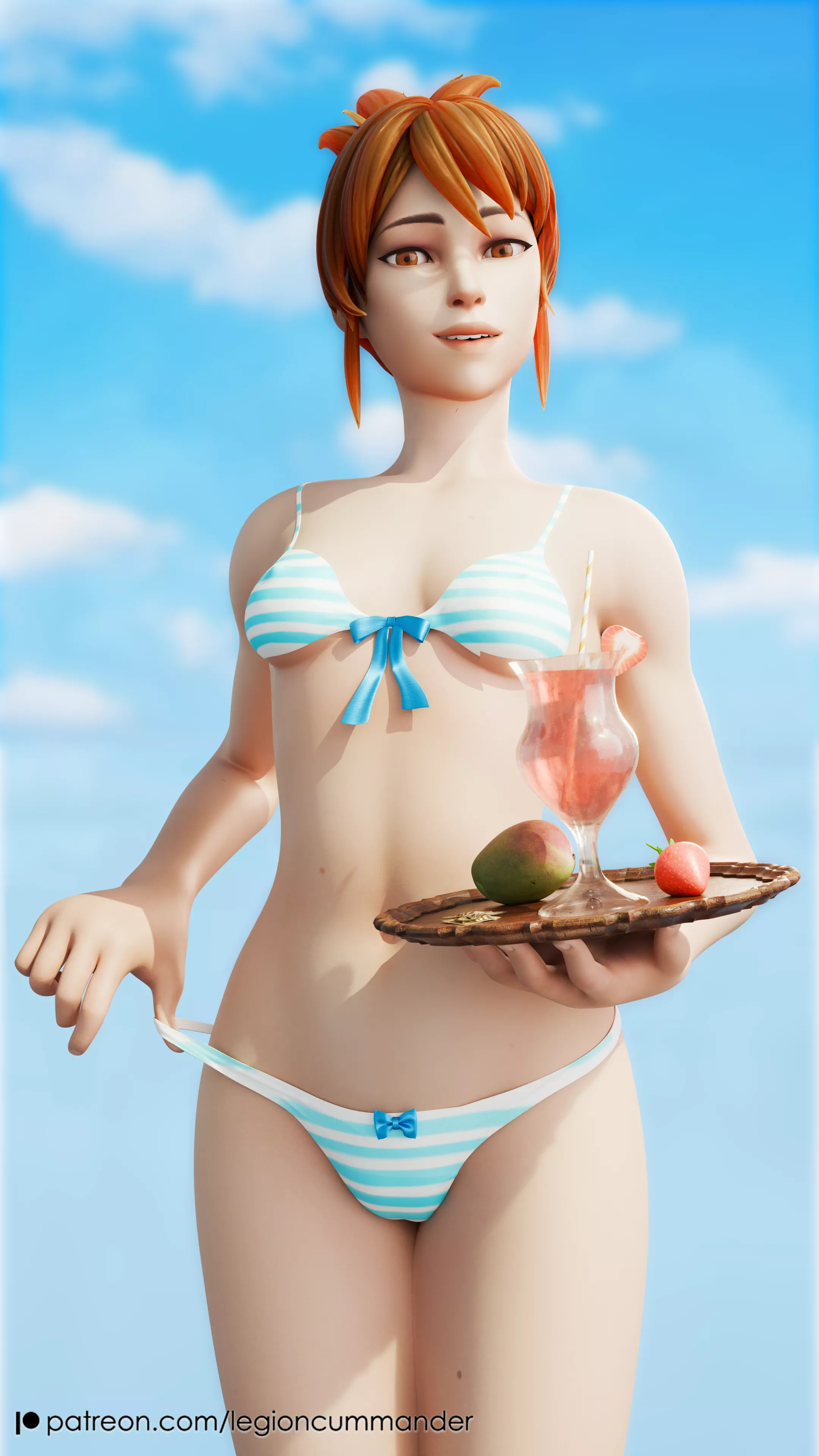 Marci in cute swimsuit [Dota 2] (legioncummander)