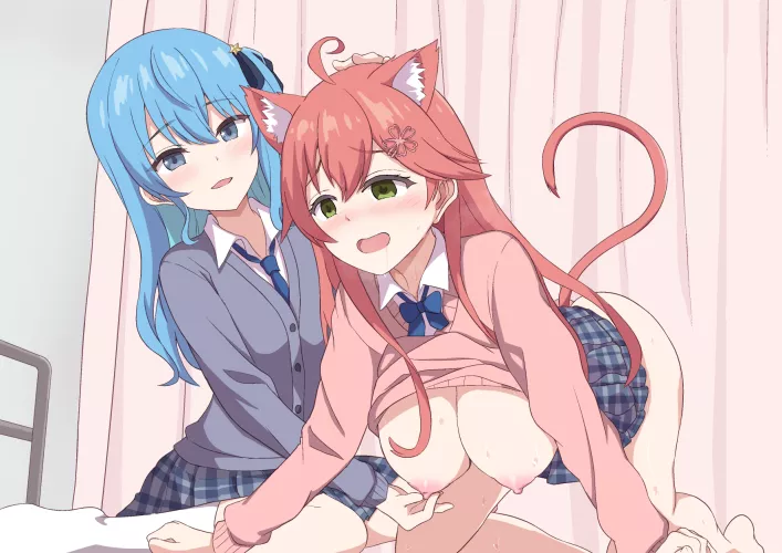 Playing with Miko [Hololive]