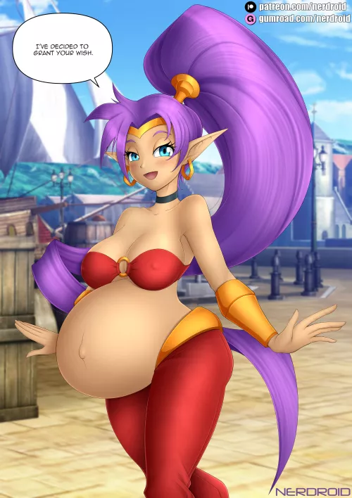 Pregnant Shantae