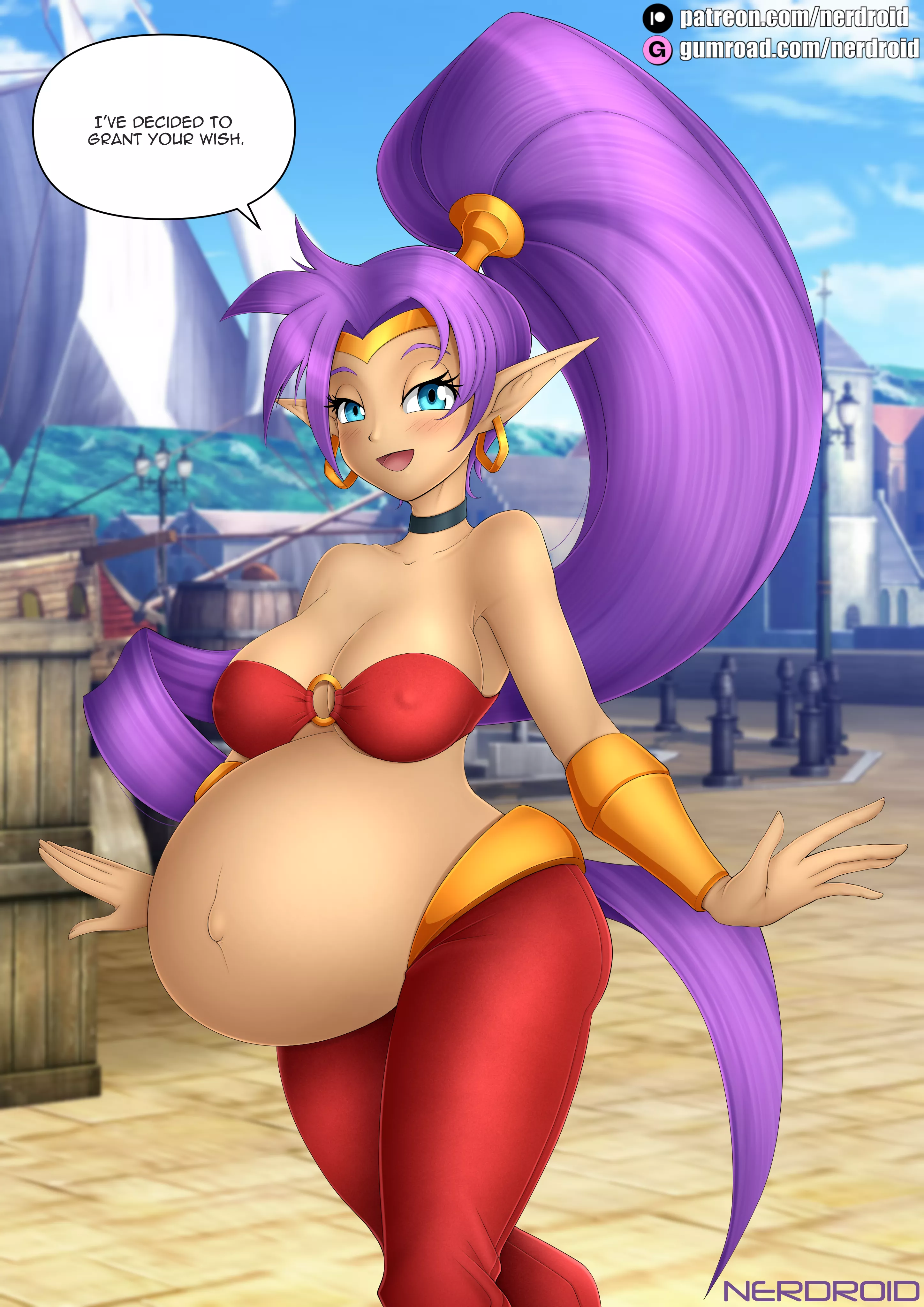 Pregnant Shantae