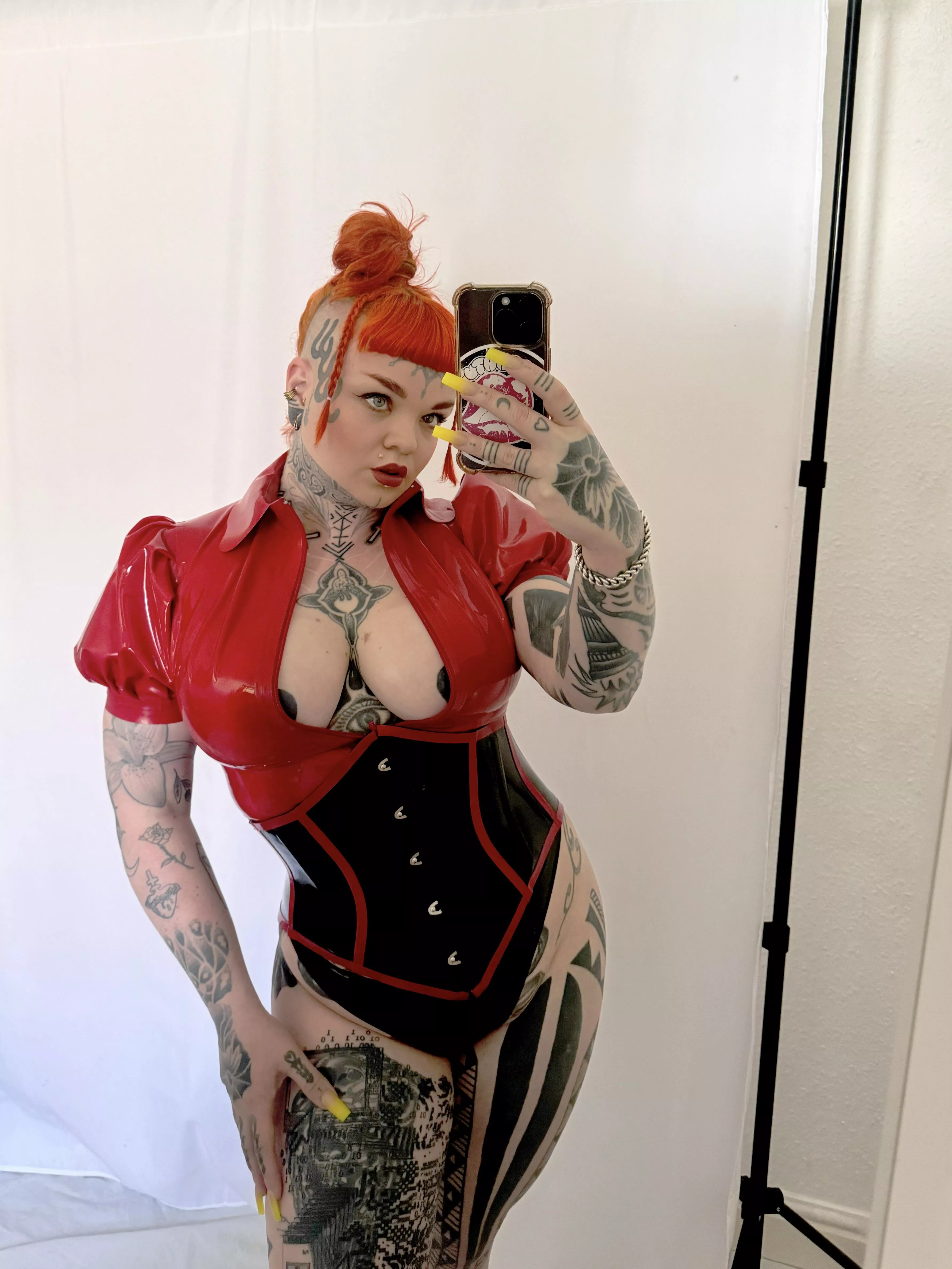 Red to match my hair