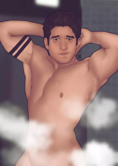 Reworked an old piece and ended up with Scott McCall (Tyler Posey) from Teen Wolf (@bara_oji)