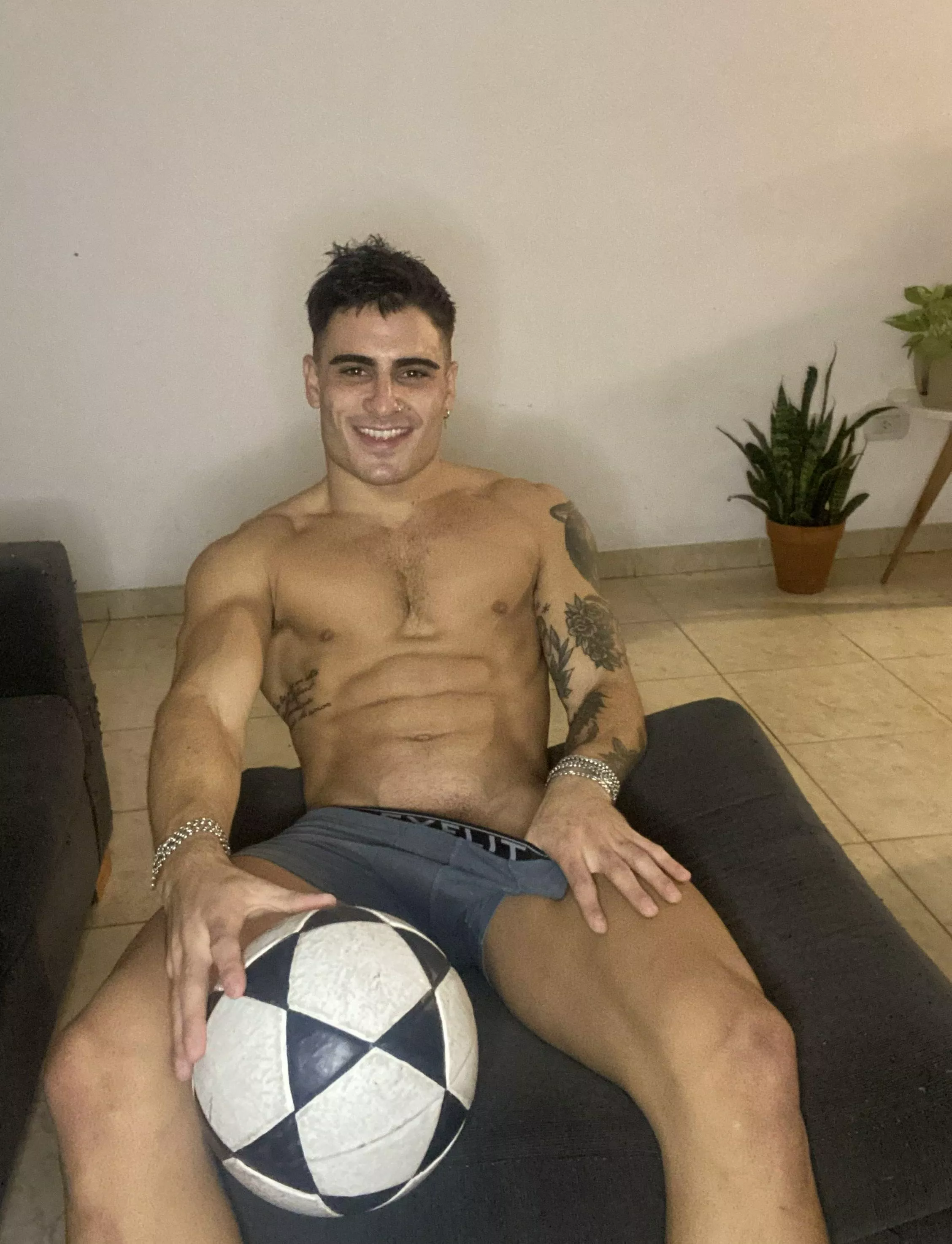 Want a taste of this hung scally soccer player?