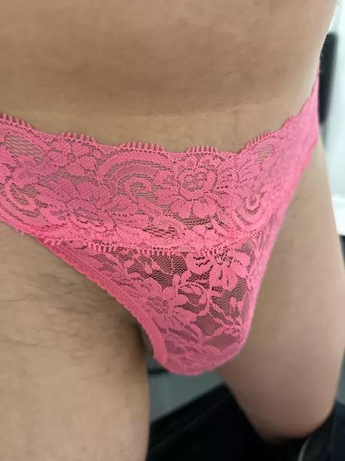 Wearing panties to work for the first time ever today