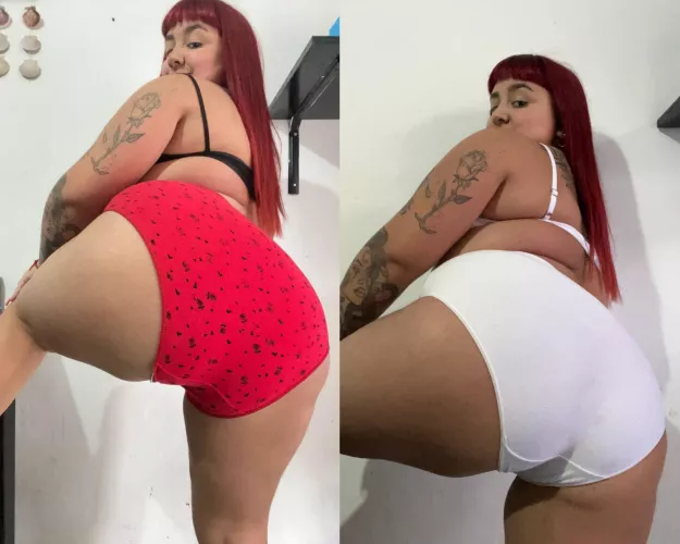 Which one suits me better... Red or White?...