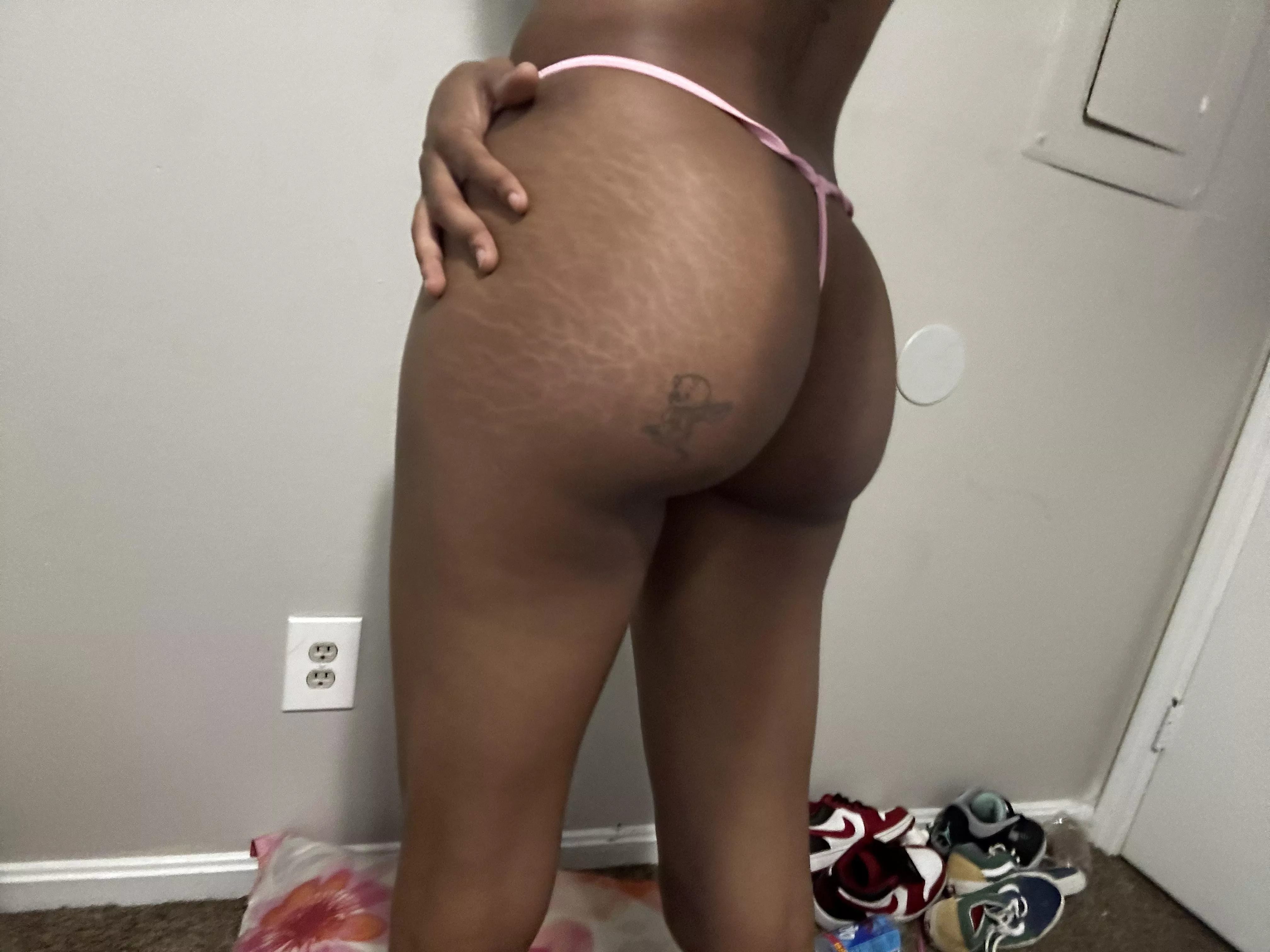 Will you spank it or eat it? 