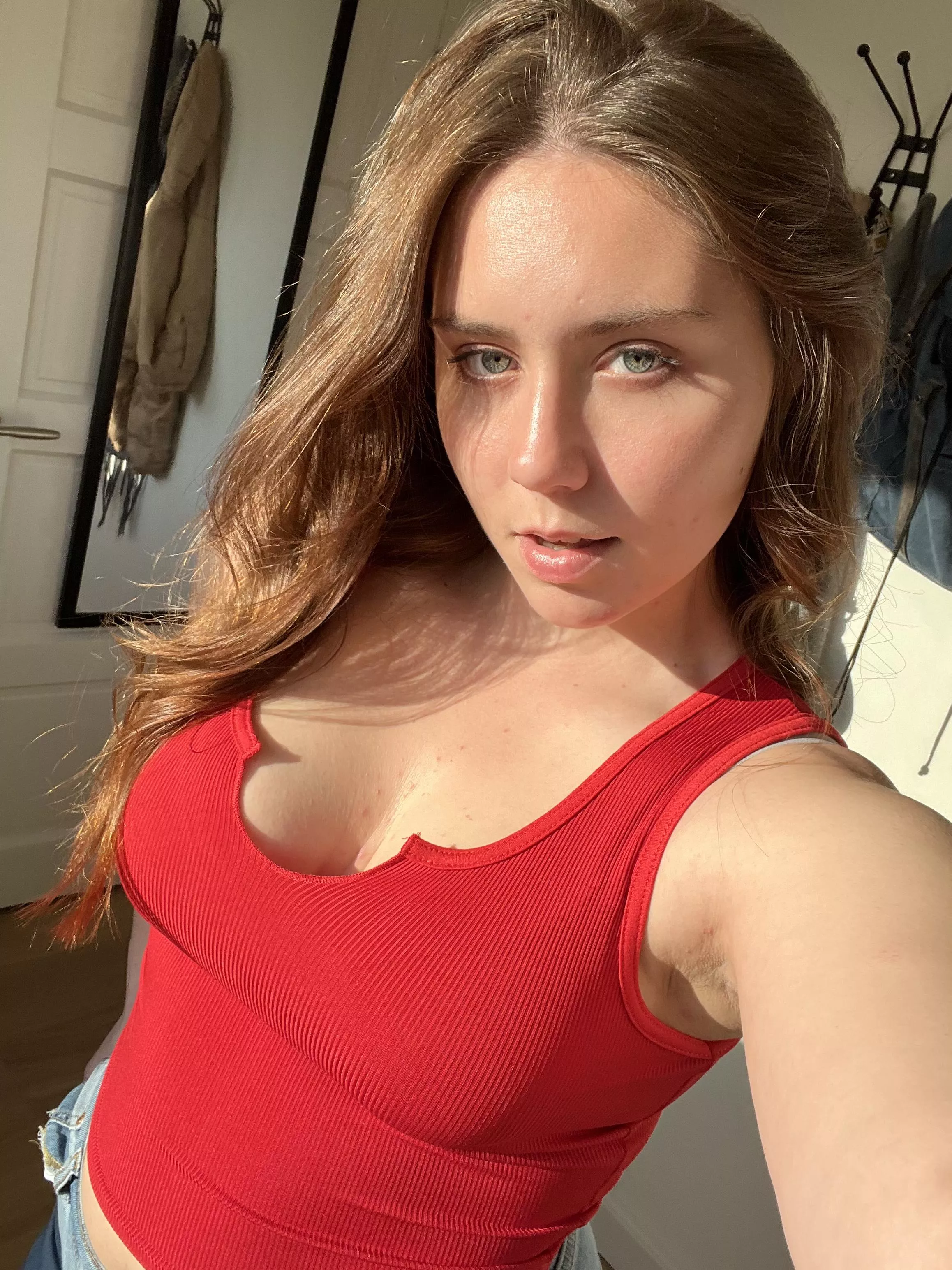 would love to show you more of my untouched boobies