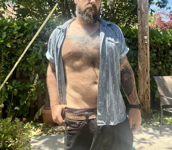 Yard work is hard work…