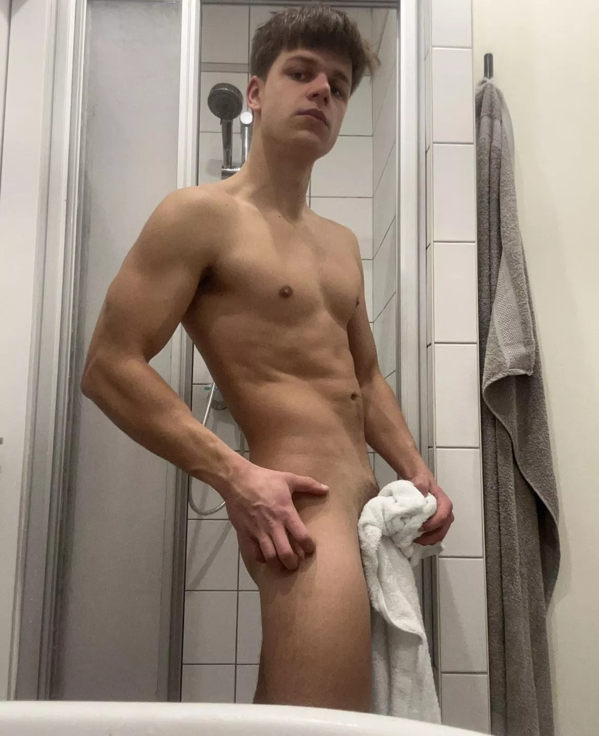 (19)Would you shower with me?