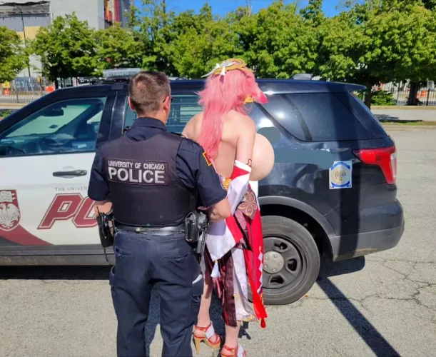 Getting arrested in cosplay