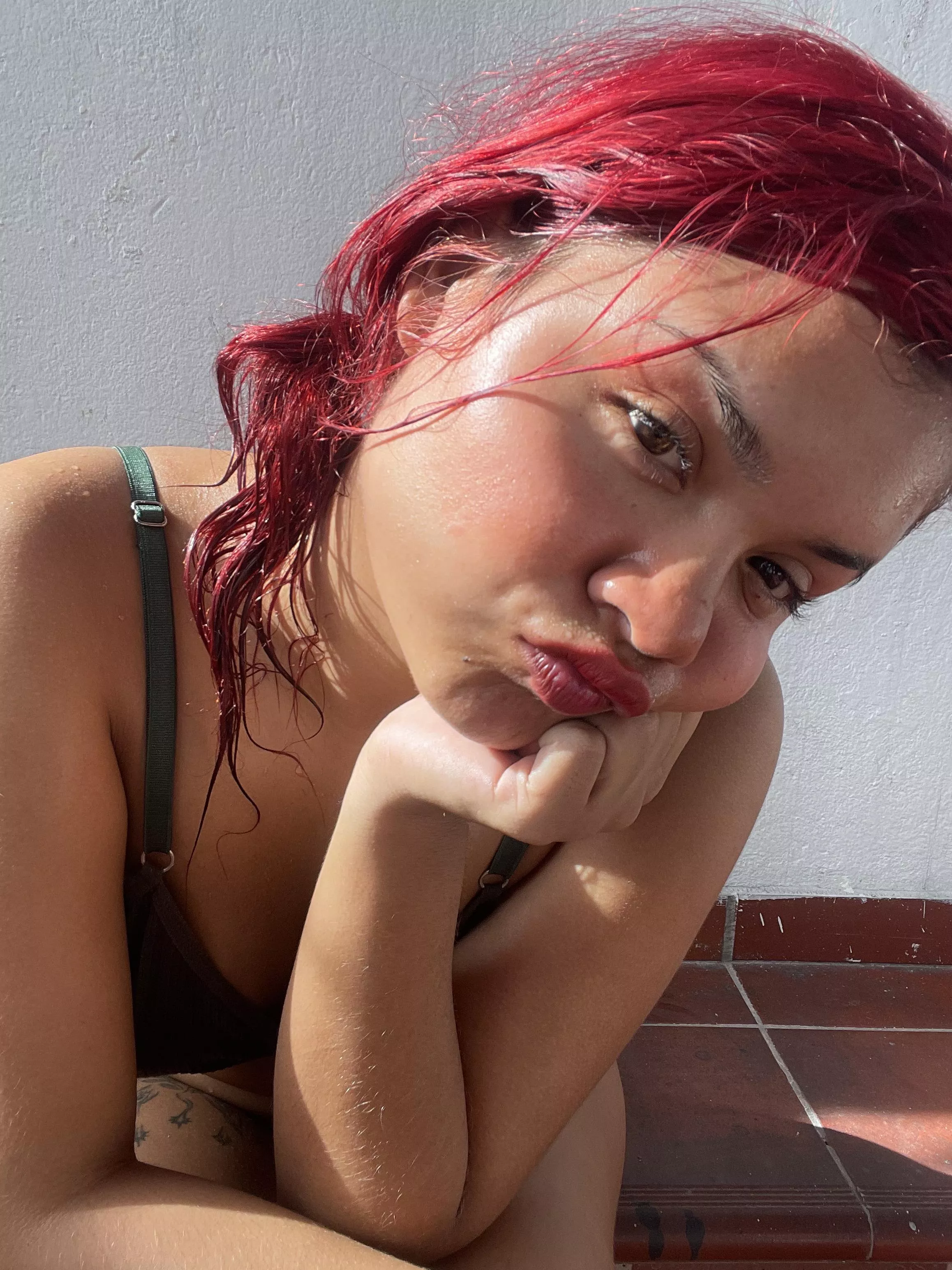 Kiss my sweaty lips? ;)