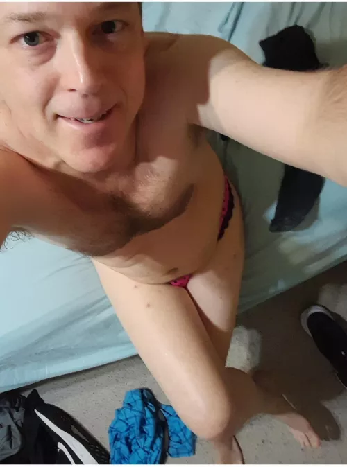 My ex wife called me a pussy when she caught me wearing her panties 