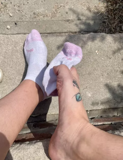 [Selling] You ordered my socks, extra sweaty right? Bon appetite 🤭💕