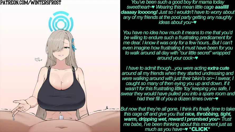 She just wanted to keep you to herself while her slut friends were over~♥