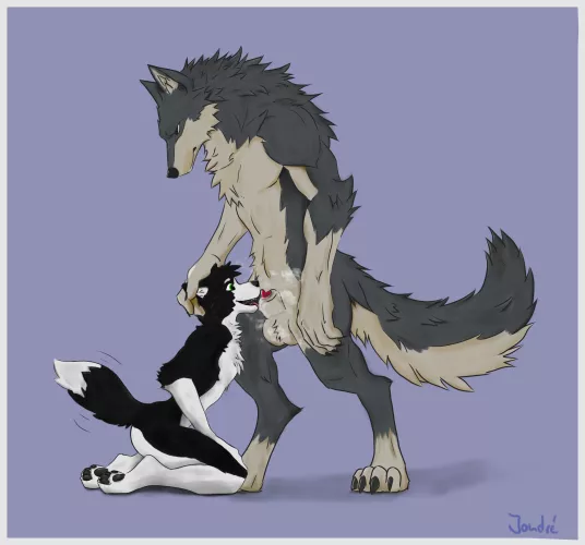 Sniff it like a good boy (Jondrethefurry)