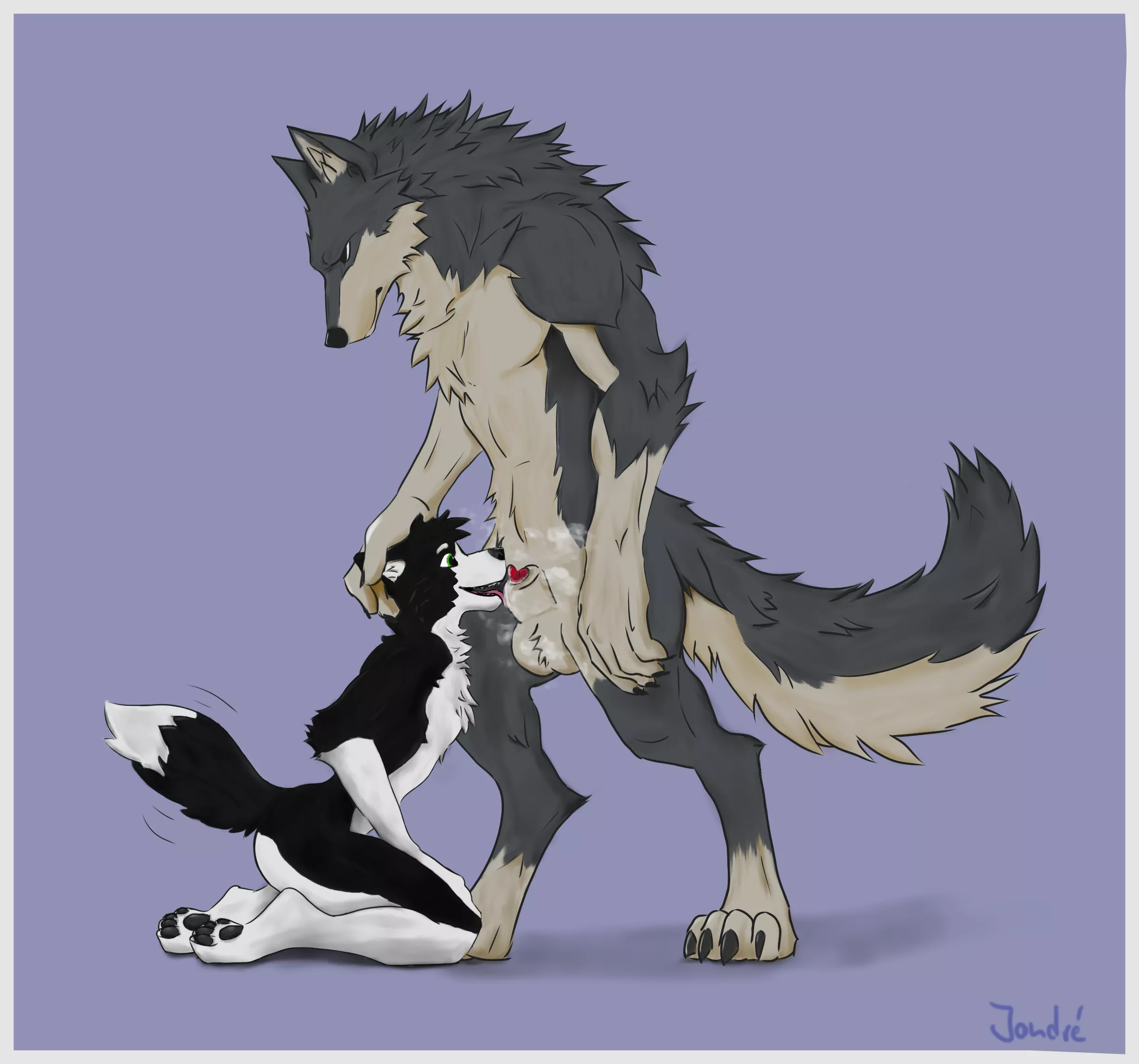 Sniff it like a good boy (Jondrethefurry)