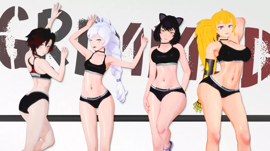 Team RWBY are certified GRIMMED girls (Arrancon)