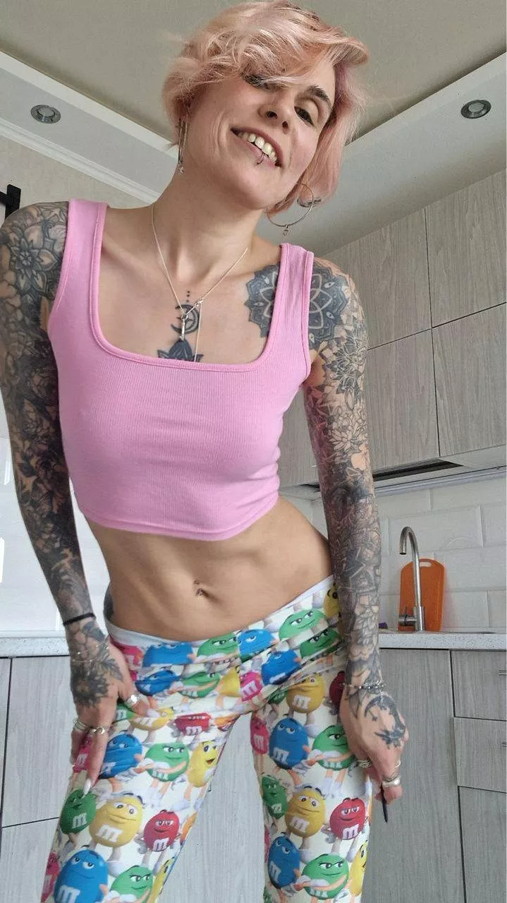 Testing out new workout gear