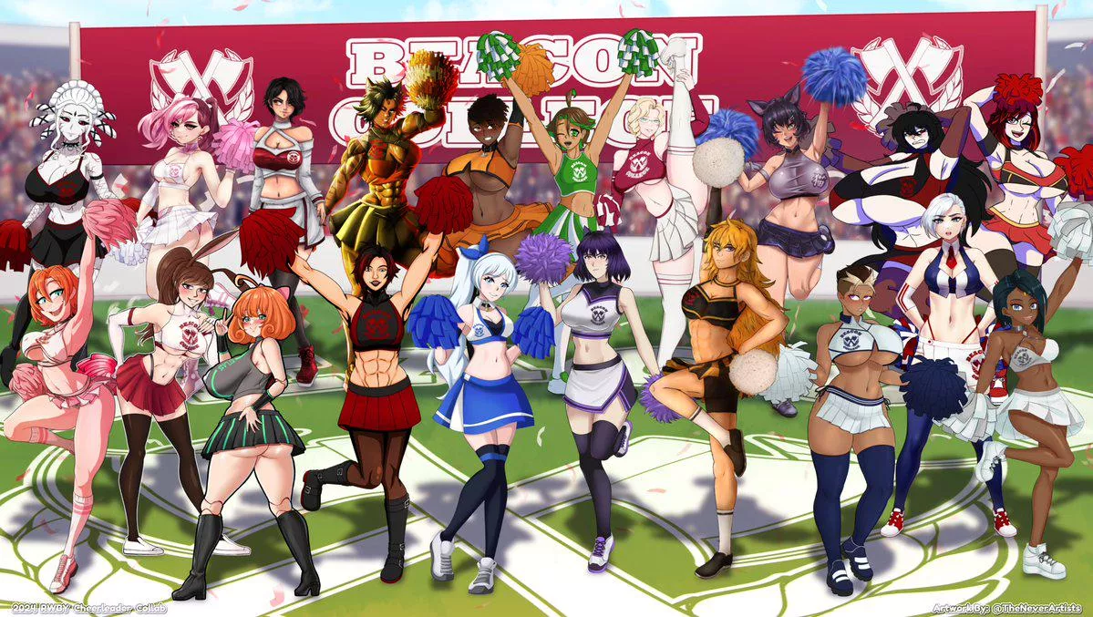 The Never Artists give us RWBY Cheerleader Collab