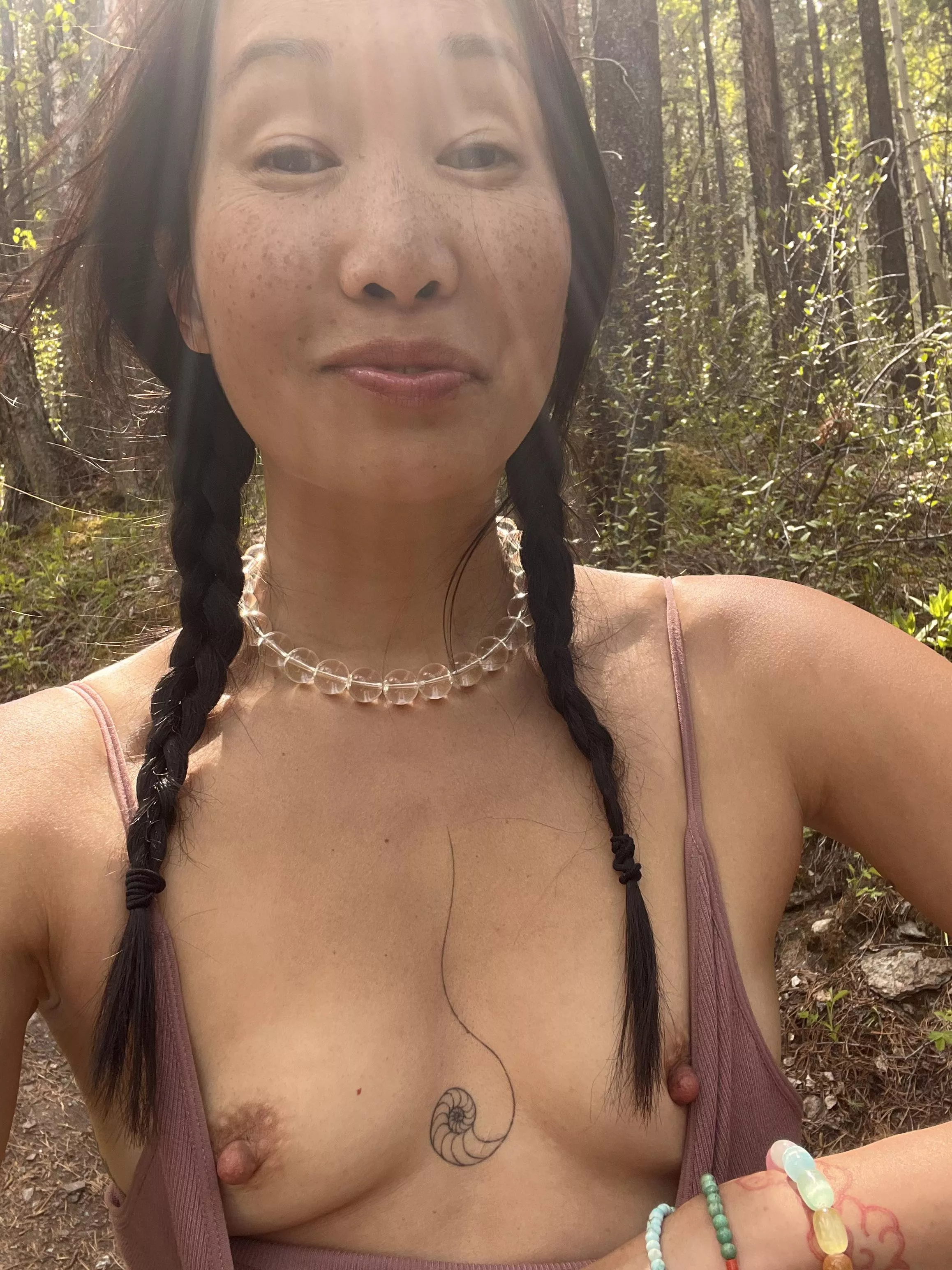 When in the forest, I become a nymph