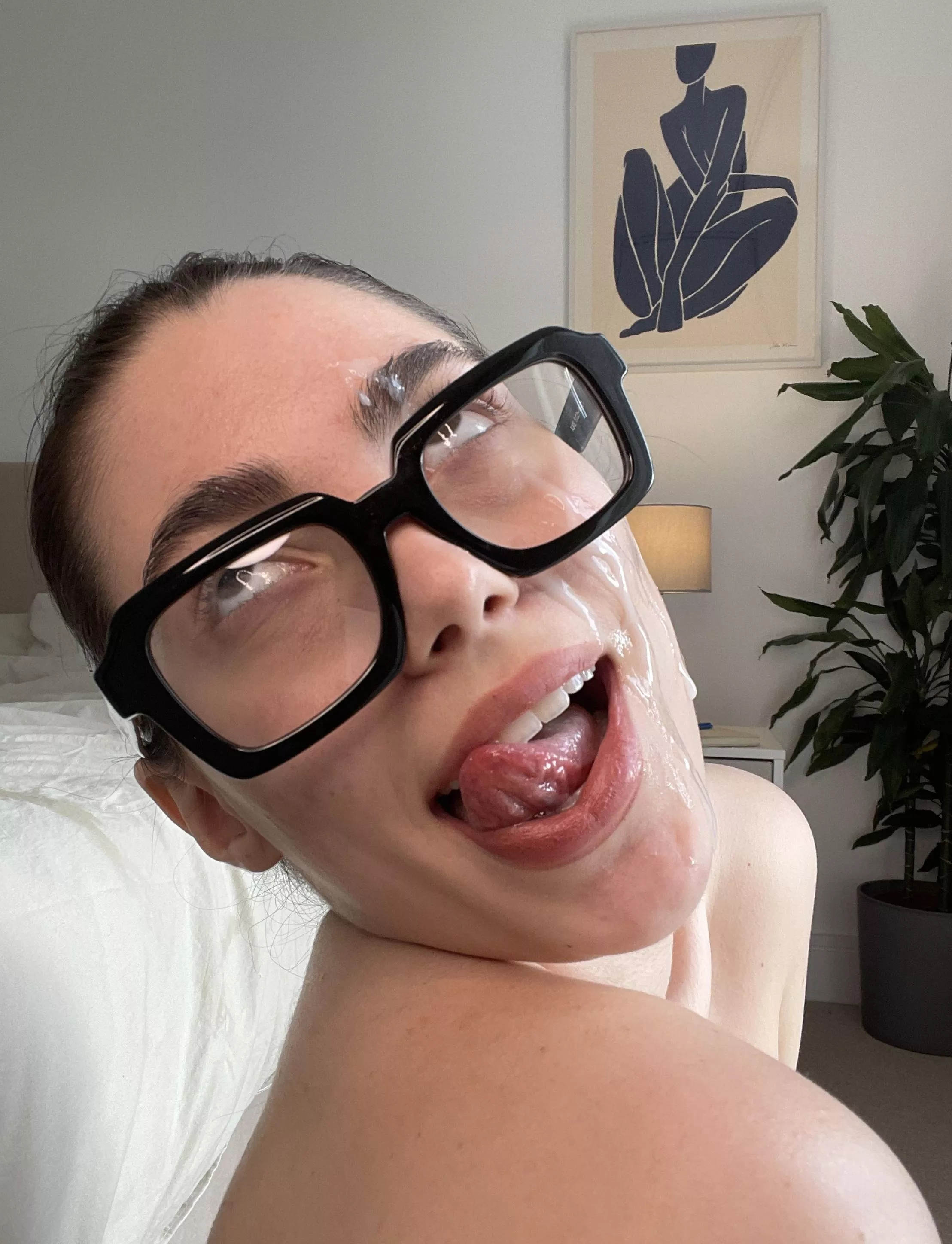 Where would you like to release your sperm? On my face.