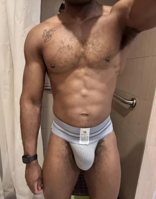 about to hit the showers