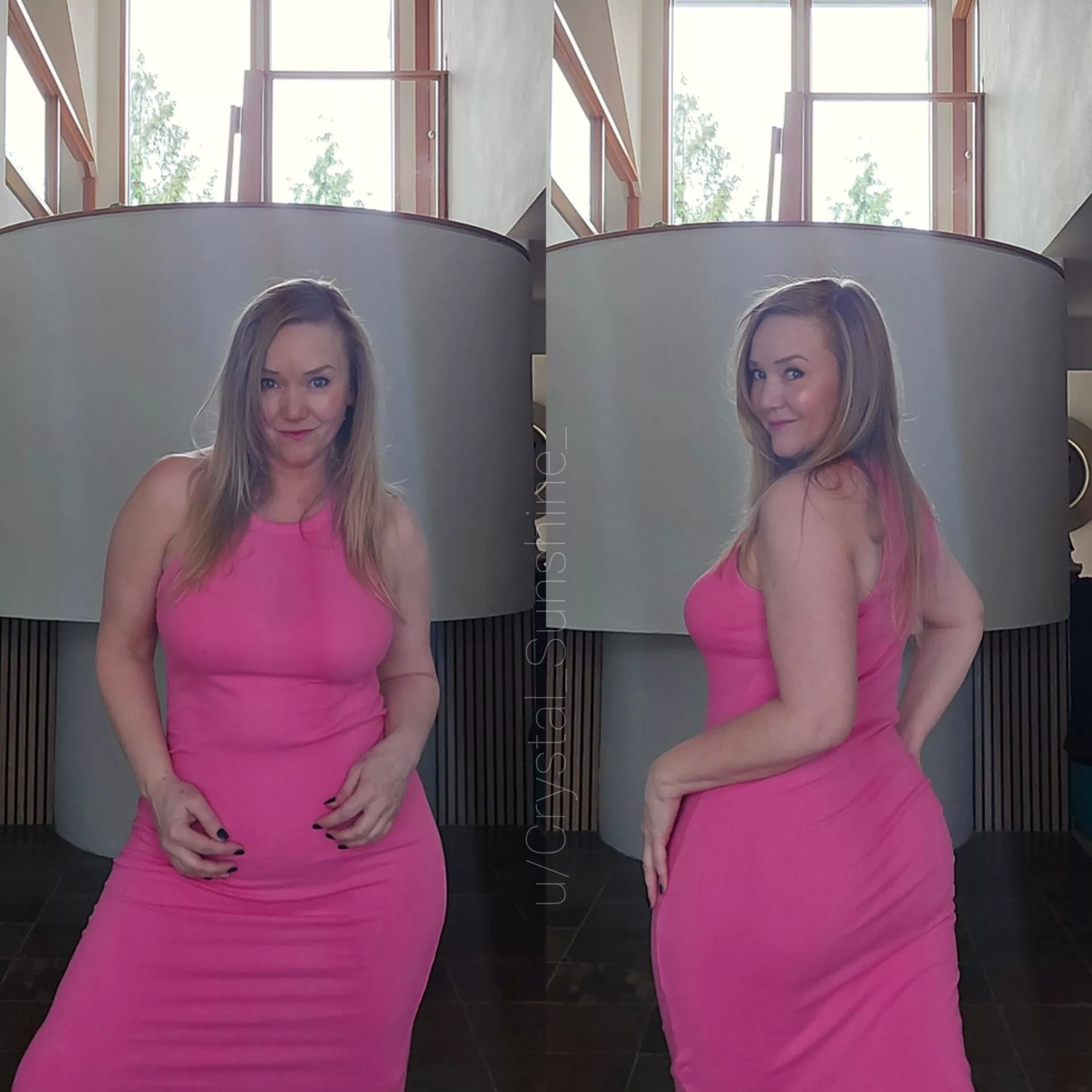 Am I pretty in pink? [F50]