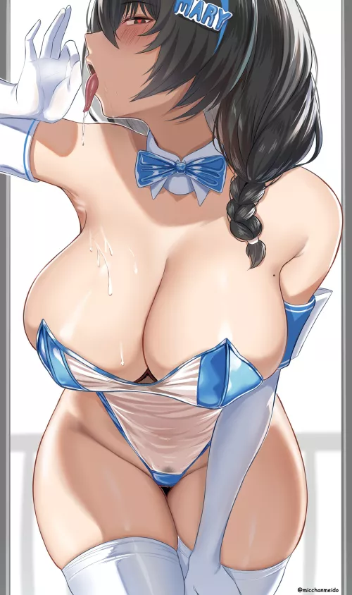 Bunny Mary's Oral Invitation (Micchan/MicchanMeido) [Goddess of Victory: Nikke]