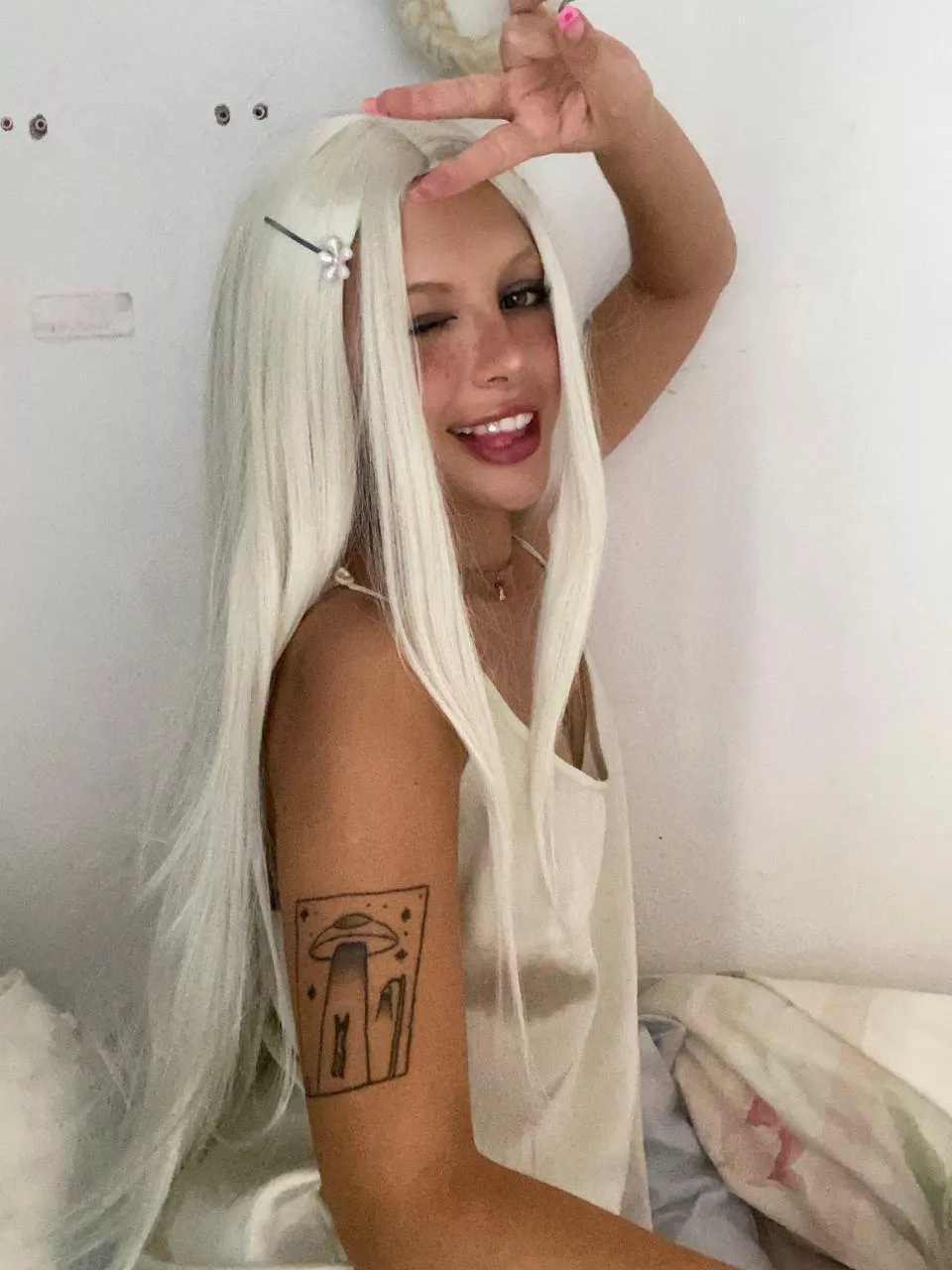 Classy girl in cosplay