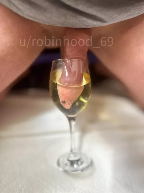 Cock soaked in warm, own sauce…