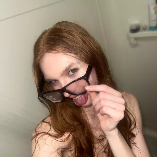 Cum all over my glasses
