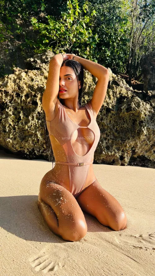 Dark Angel on the beach